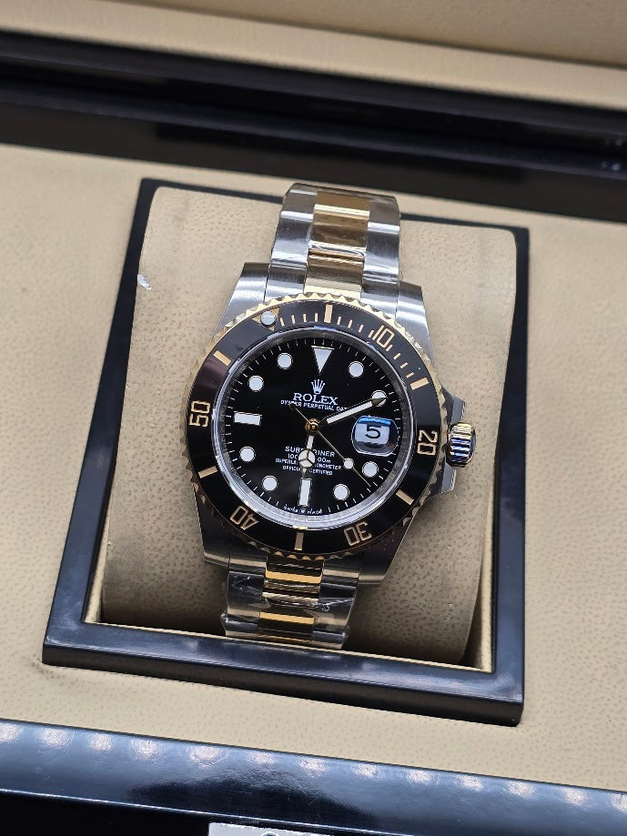 Rolex Submariner Date Two-Tone Black Dial 41 mm