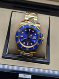 Rolex Submariner Date Full Gold Blue Dial 41 mm