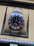 Rolex GMT-Master II "Pepsi" 40 mm Oystersteel Black Dial