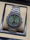 Patek Philippe Nautilus Olive Green Dial Steel 40 mm