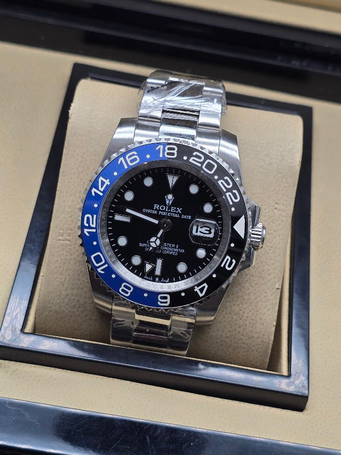 Rolex GMT-Master II "Batman" 40 mm Oystersteel Black Dial
