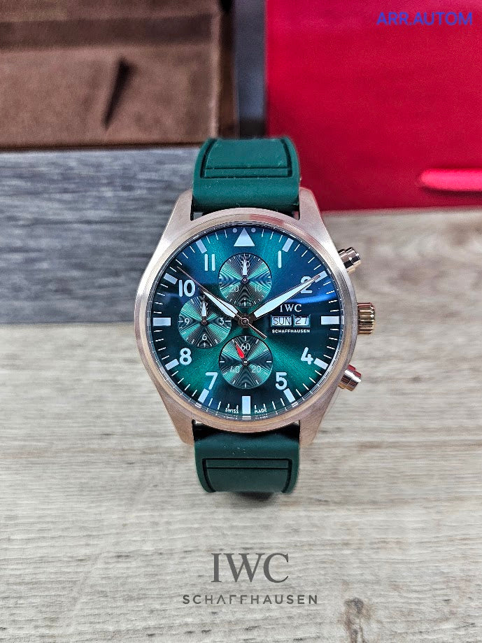 IWC Pilot's Watch Chronograph 41 Bronze Green Dial