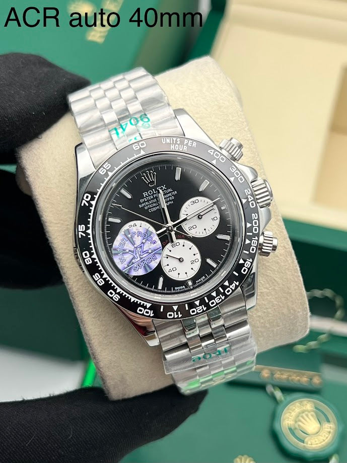 Rolex Cosmograph Daytona Black Dial Jubilee Oystersteel 40 mm